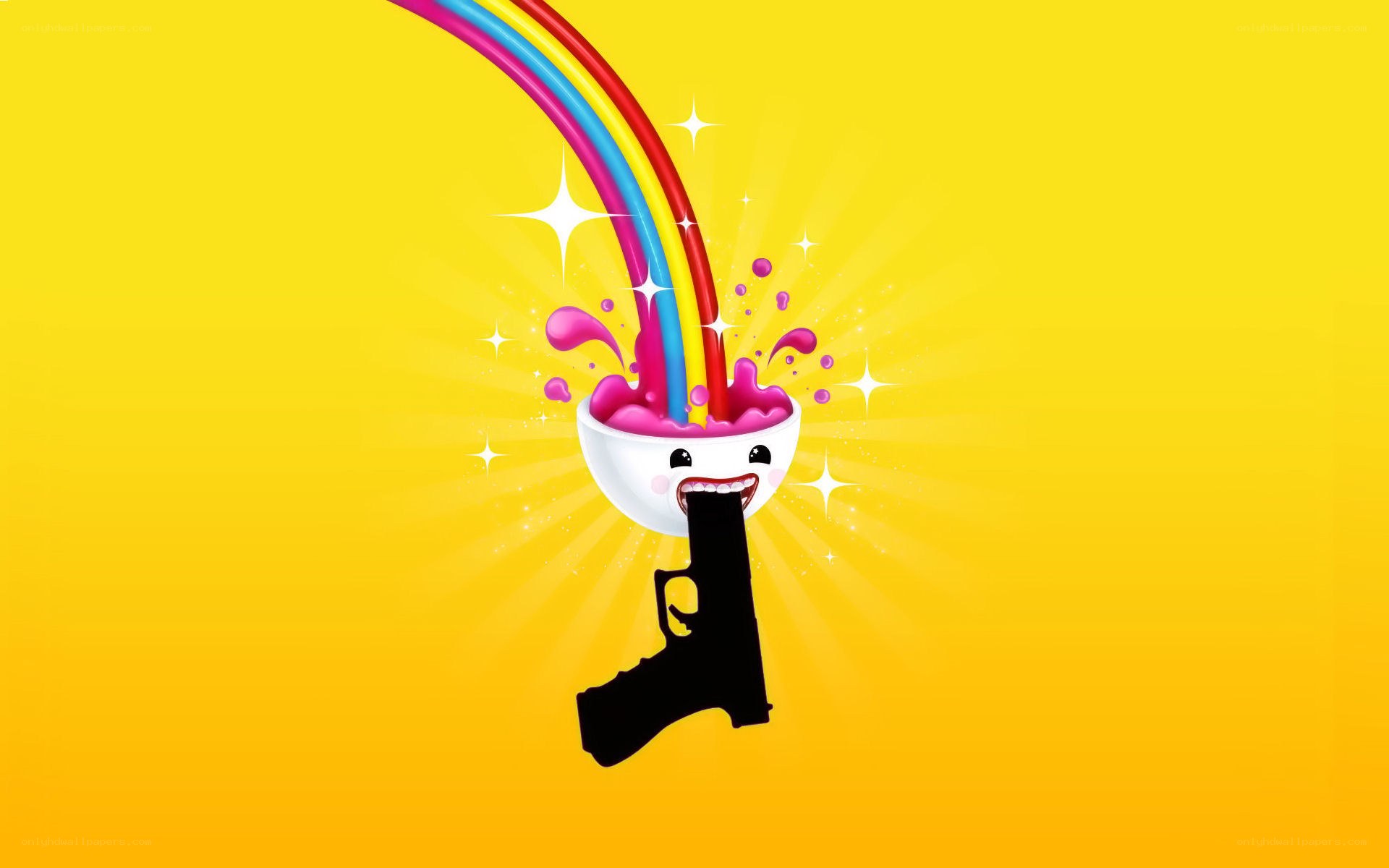 rainbow gun bowl
