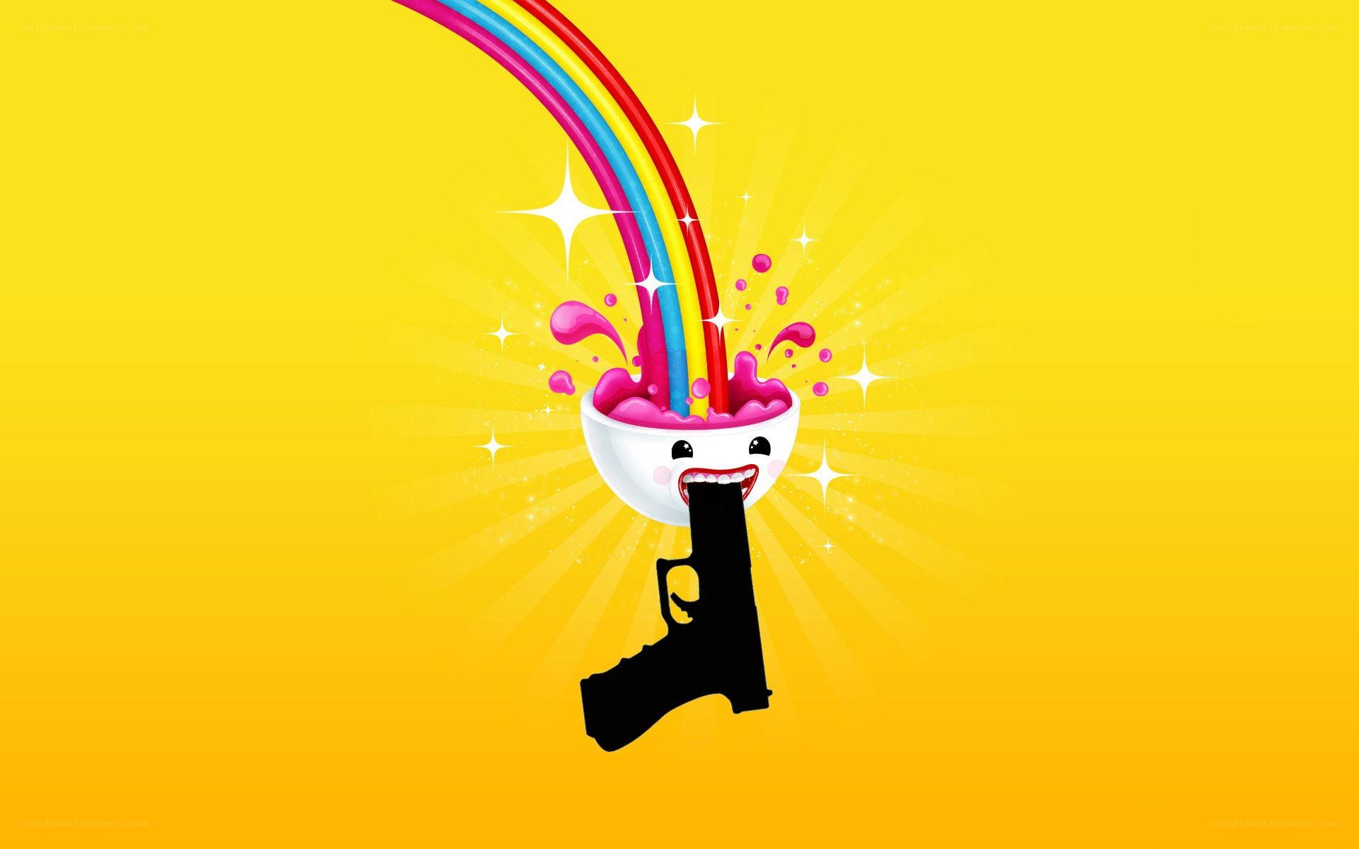 rainbow gun bowl