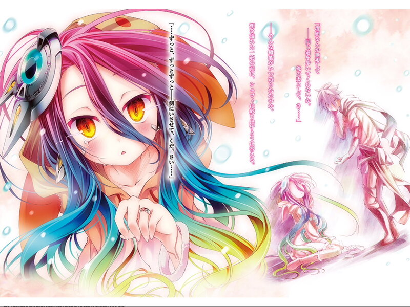 Rainbow-haired Anime Girl — Pink