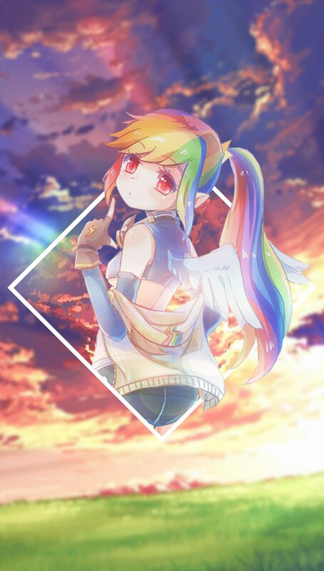 Rainbow-haired Girl