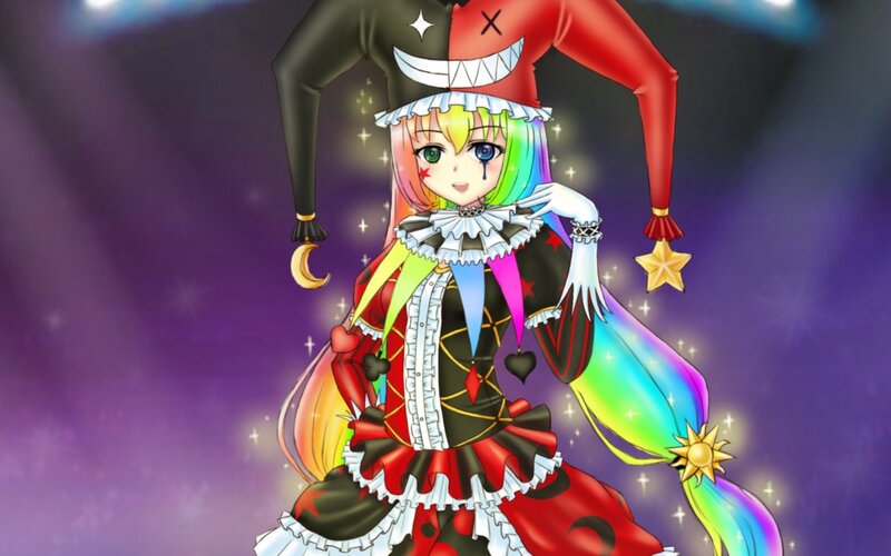 Rainbow-haired Jester
