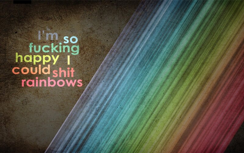 rainbow happiness quote