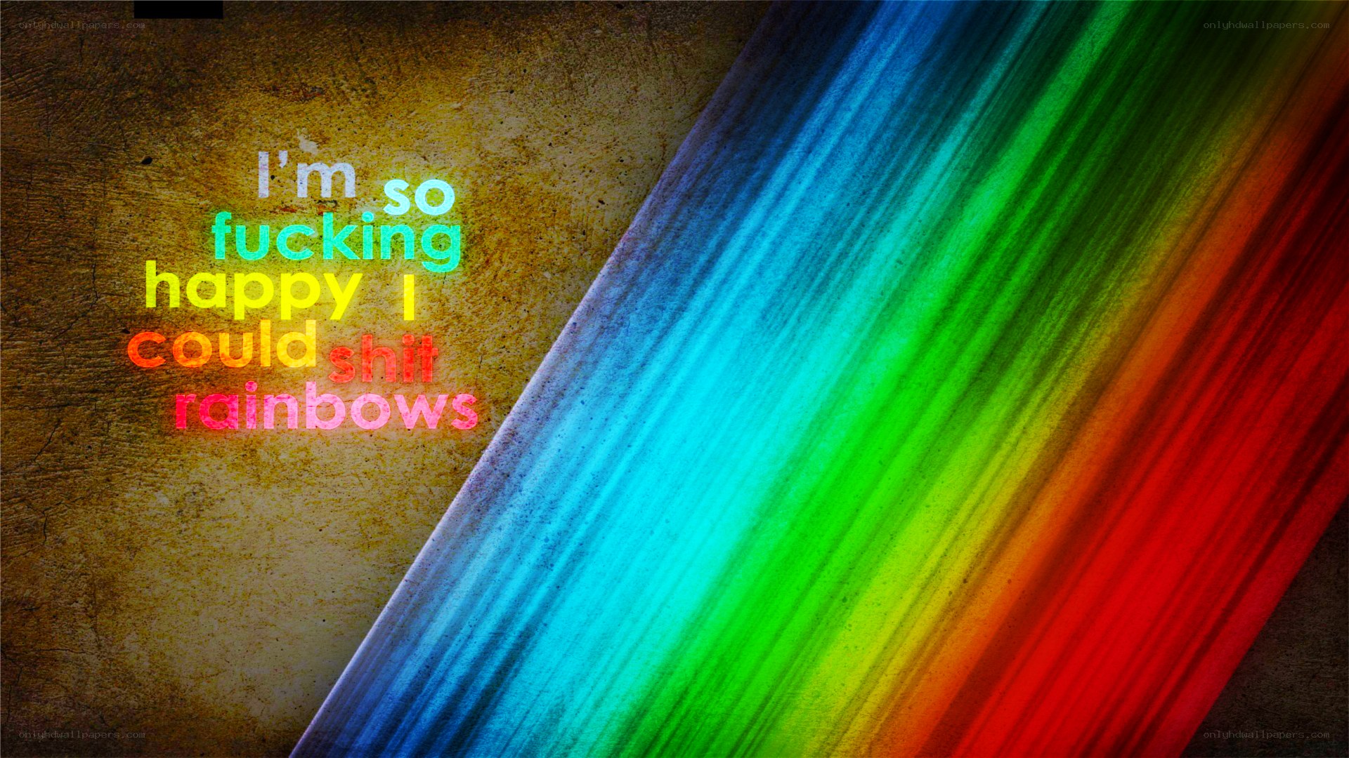 rainbow happiness quote