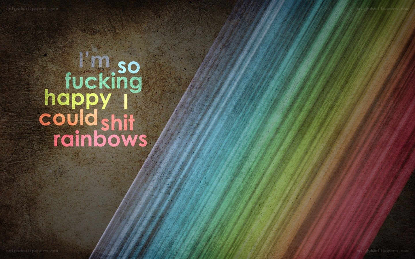 rainbow happiness quote