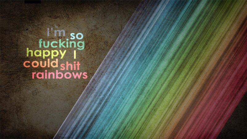 rainbow happiness quote
