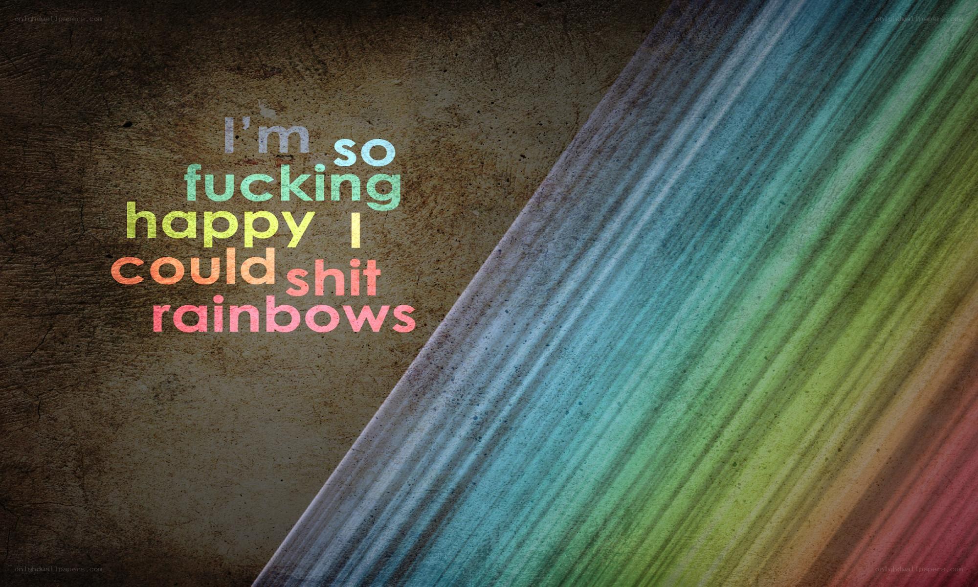 rainbow happiness quote