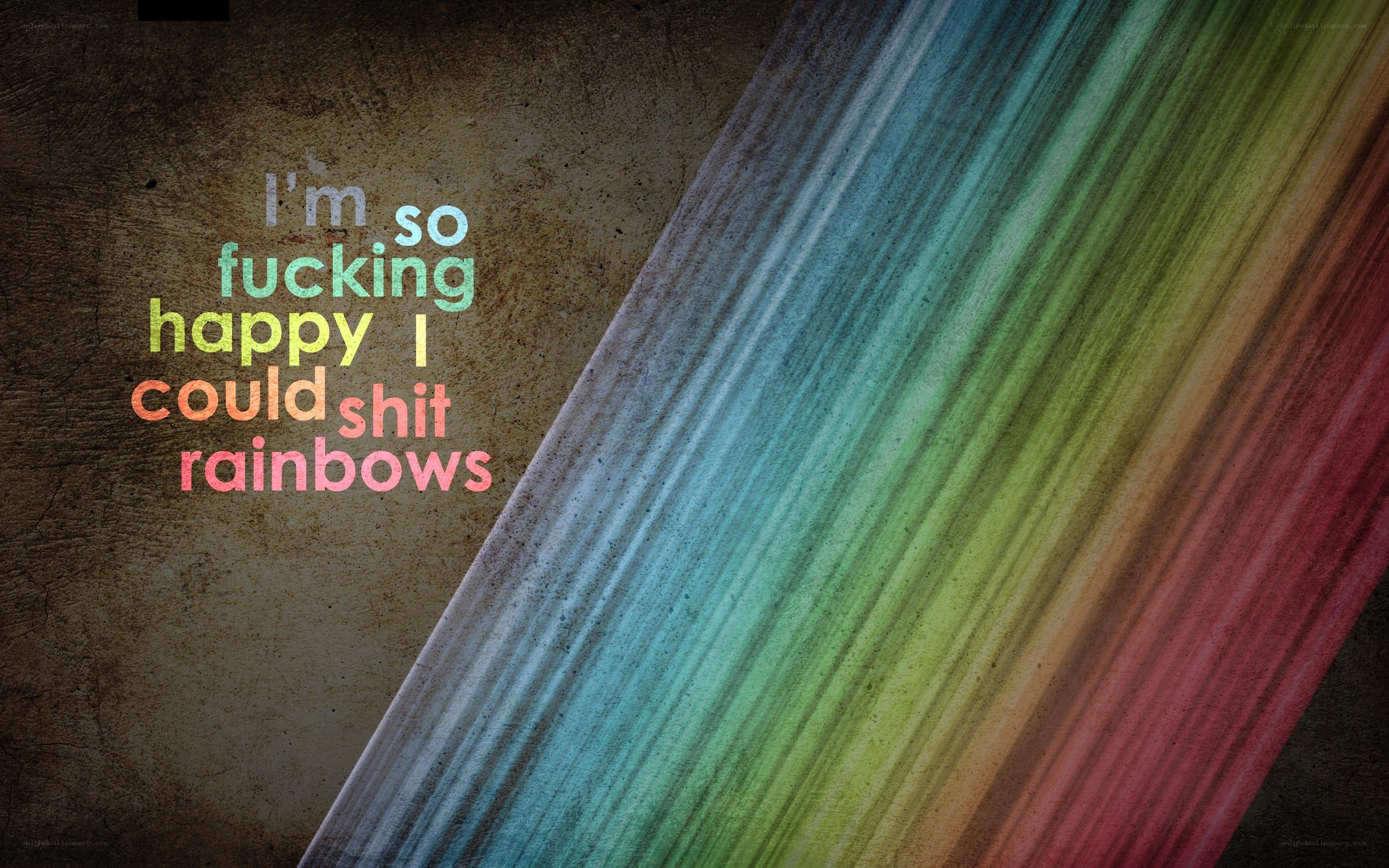 rainbow happiness quote