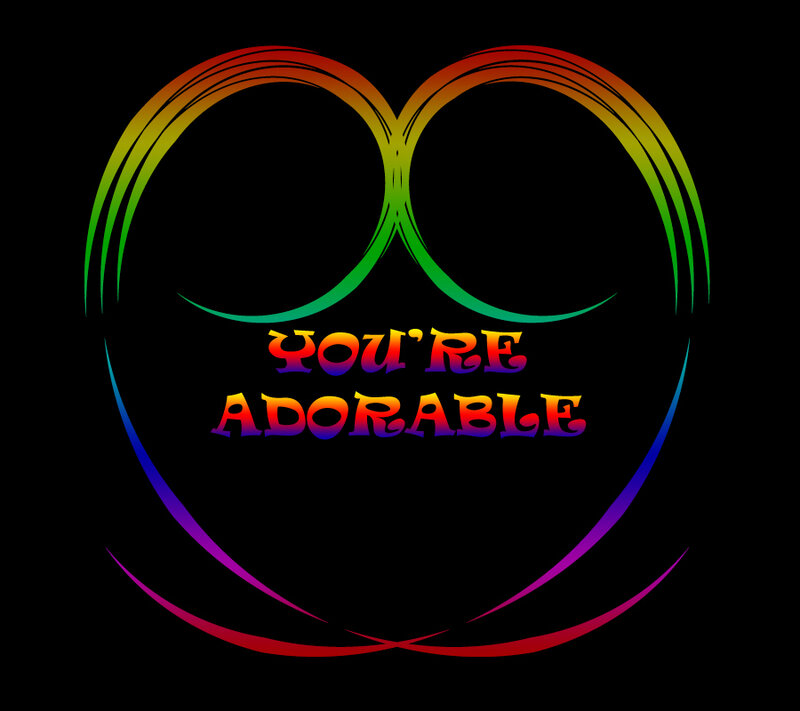 Rainbow Heart Shape
