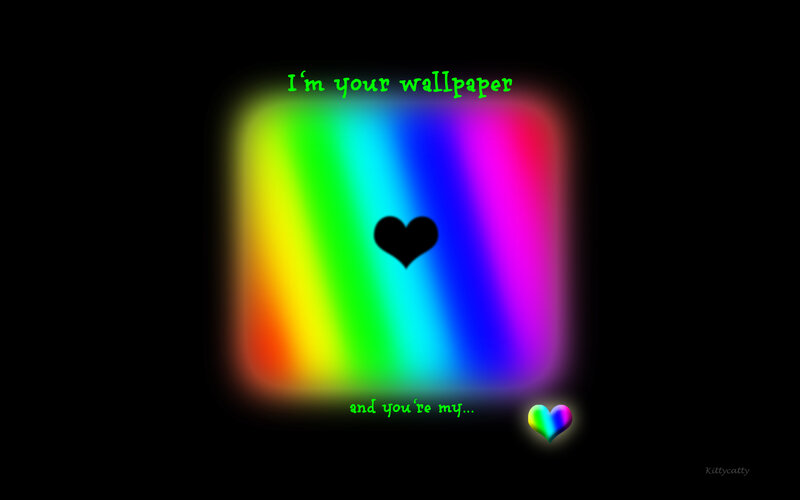 Rainbow Heart Wallpaper