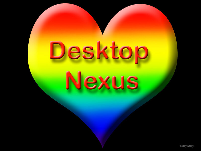 Rainbow Heart with Text — Red