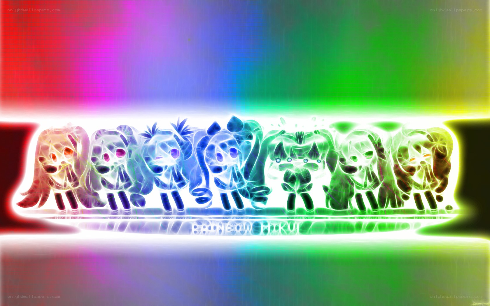Rainbow Hikari characters