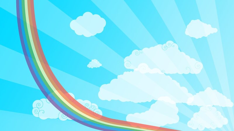 rainbow in the sky
