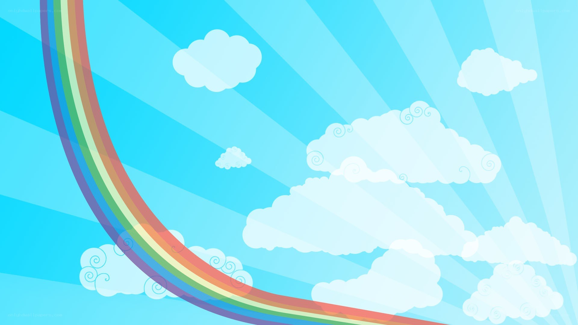 rainbow in the sky