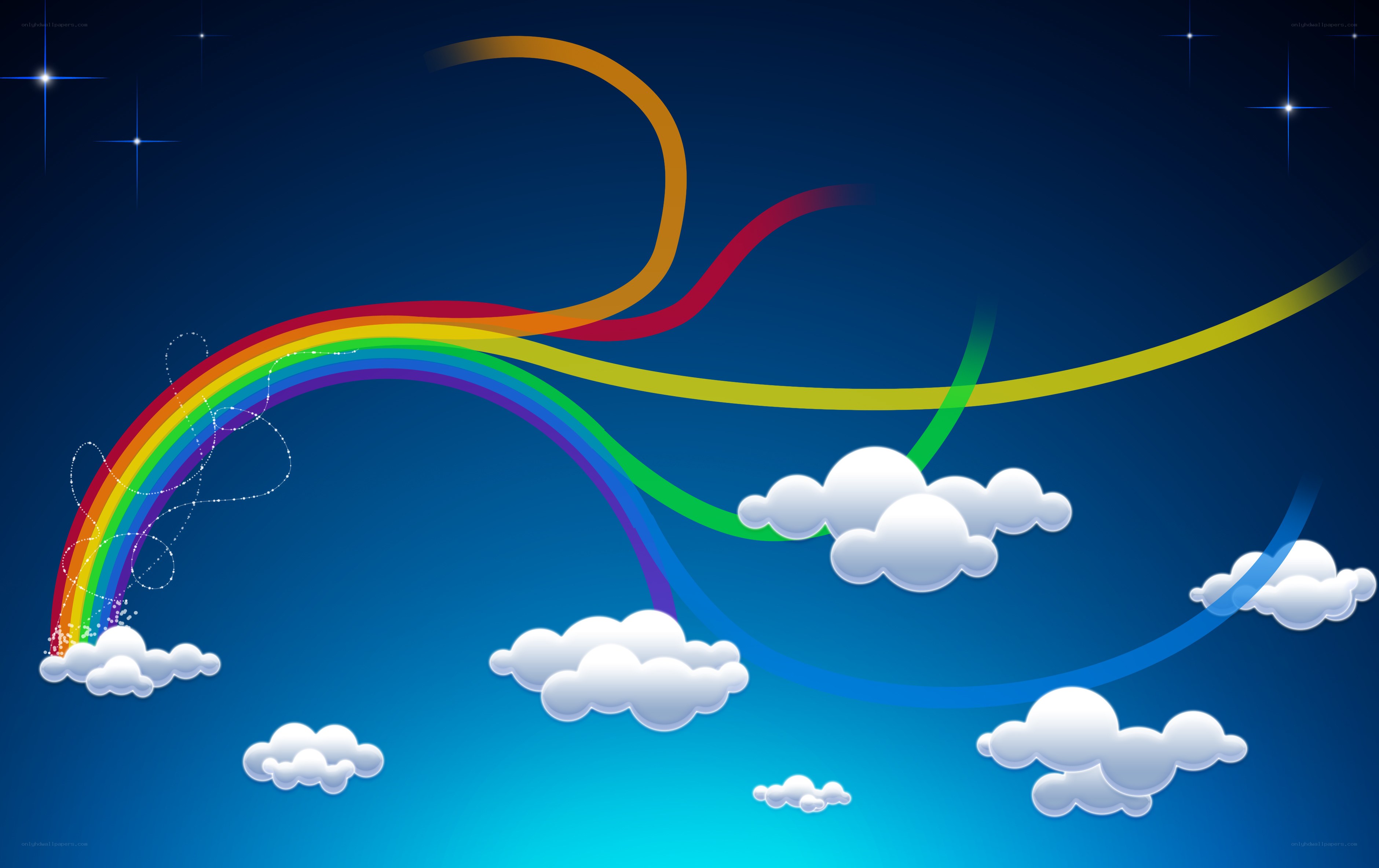rainbow in the sky
