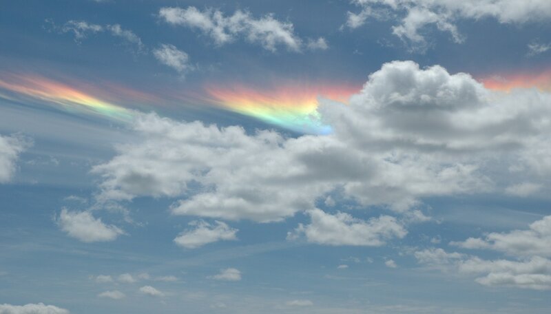 Rainbow in the Sky — Blue