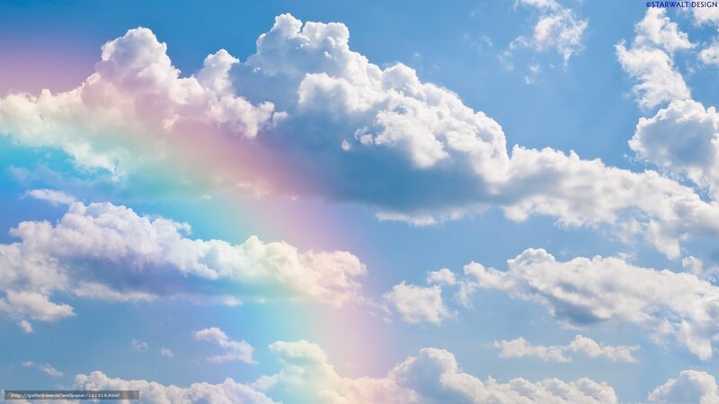 Rainbow in the sky
