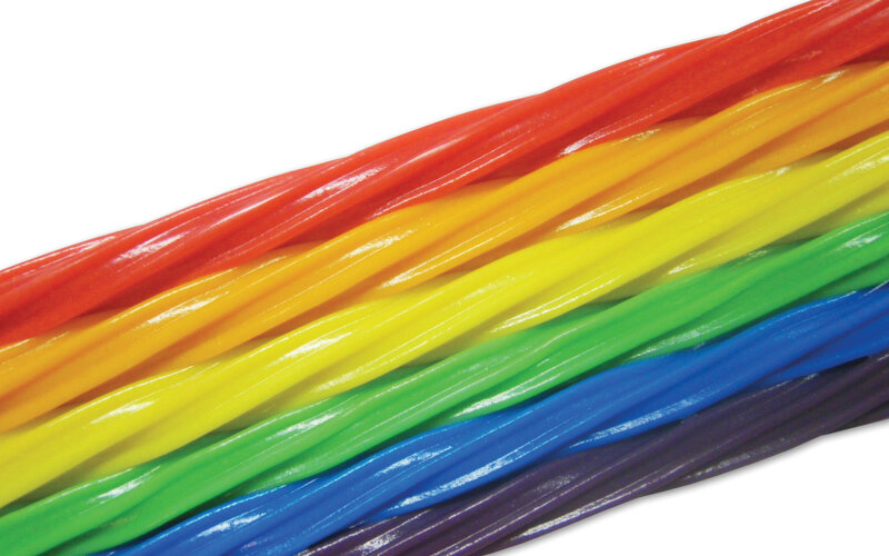 rainbow licorice sticks