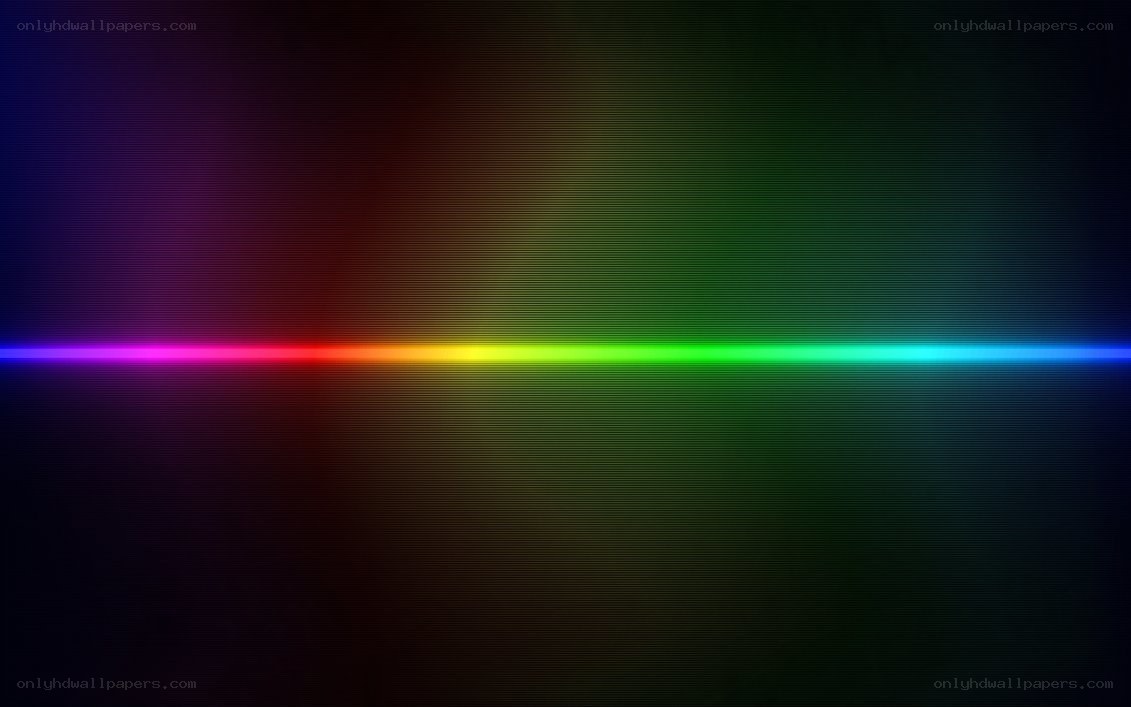 rainbow light beam