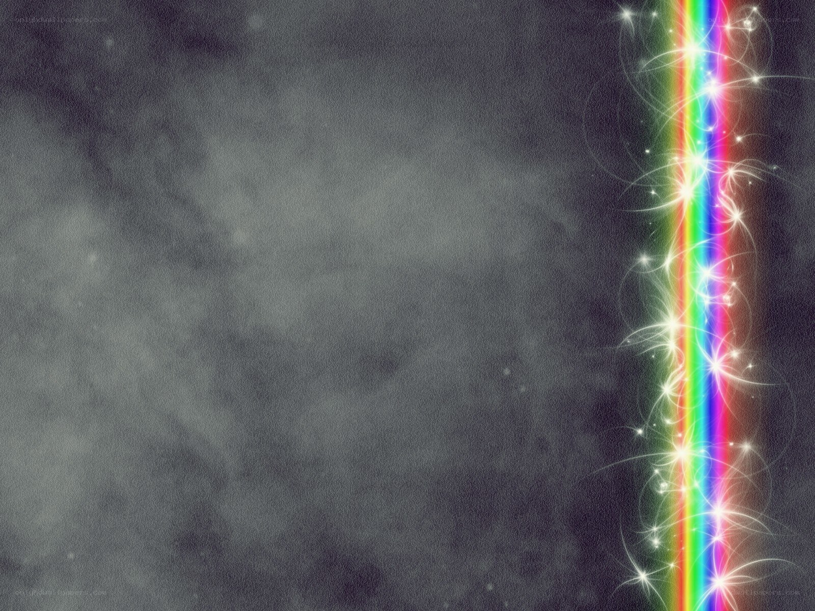 rainbow light beam