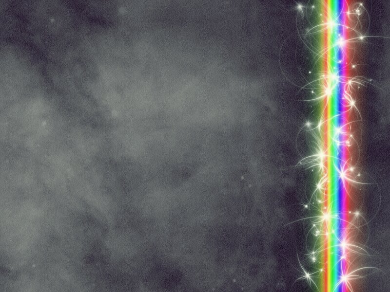 Rainbow Light Beam — Black