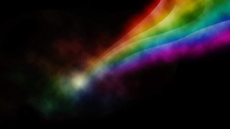 Rainbow Light Beam — Red, Dramatic
