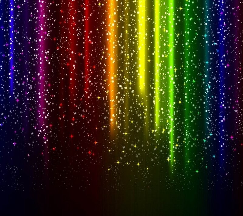 Rainbow Light Beams — Red, Celestial