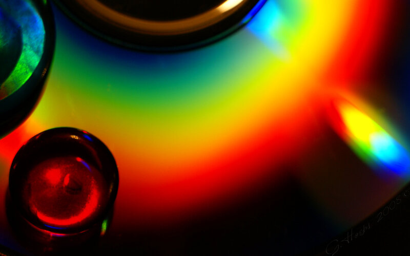 Rainbow Light on Disc — Red