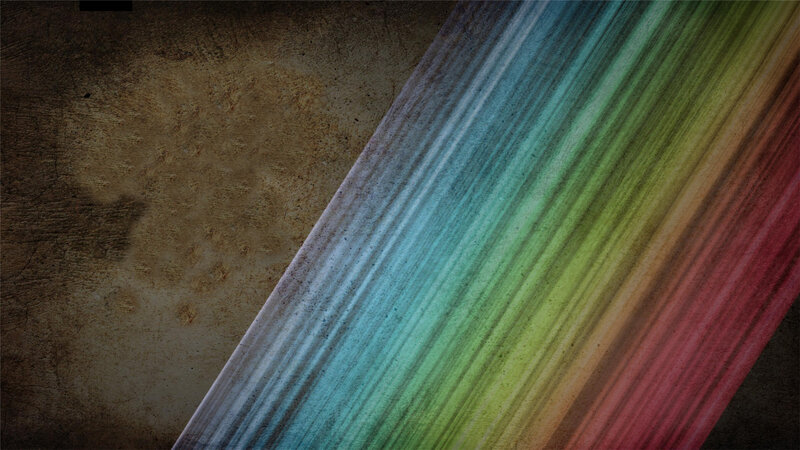 rainbow light on textured surface