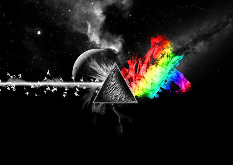 Rainbow Light Prism — Black