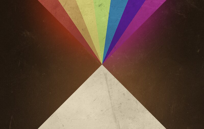 Rainbow Light Rays — Brown