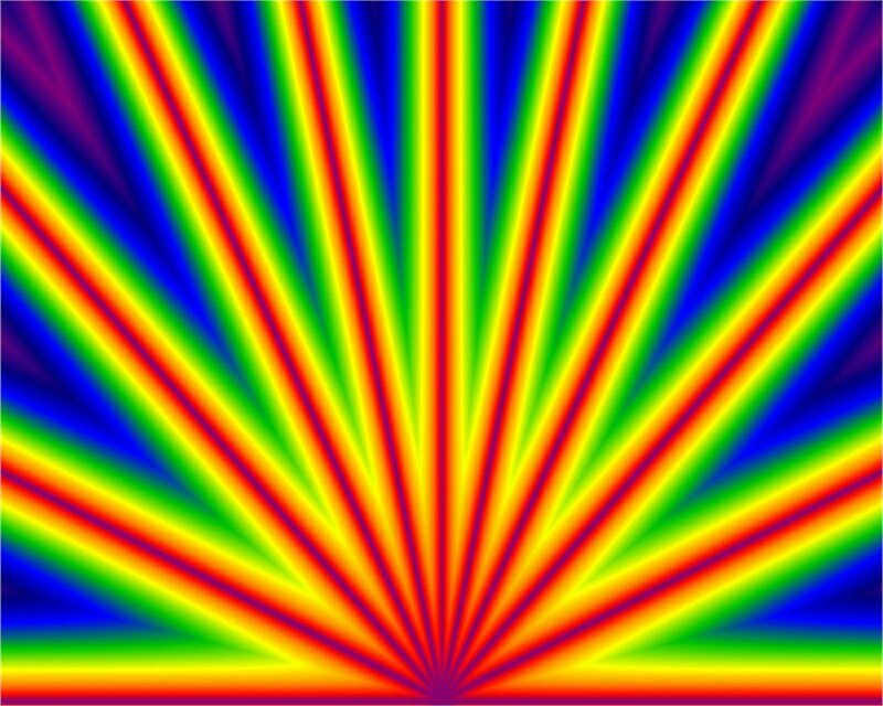 Rainbow Light Rays