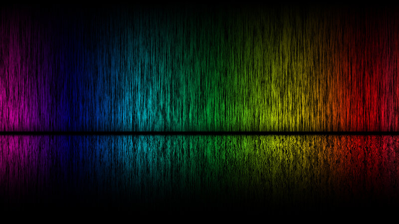 rainbow light streaks