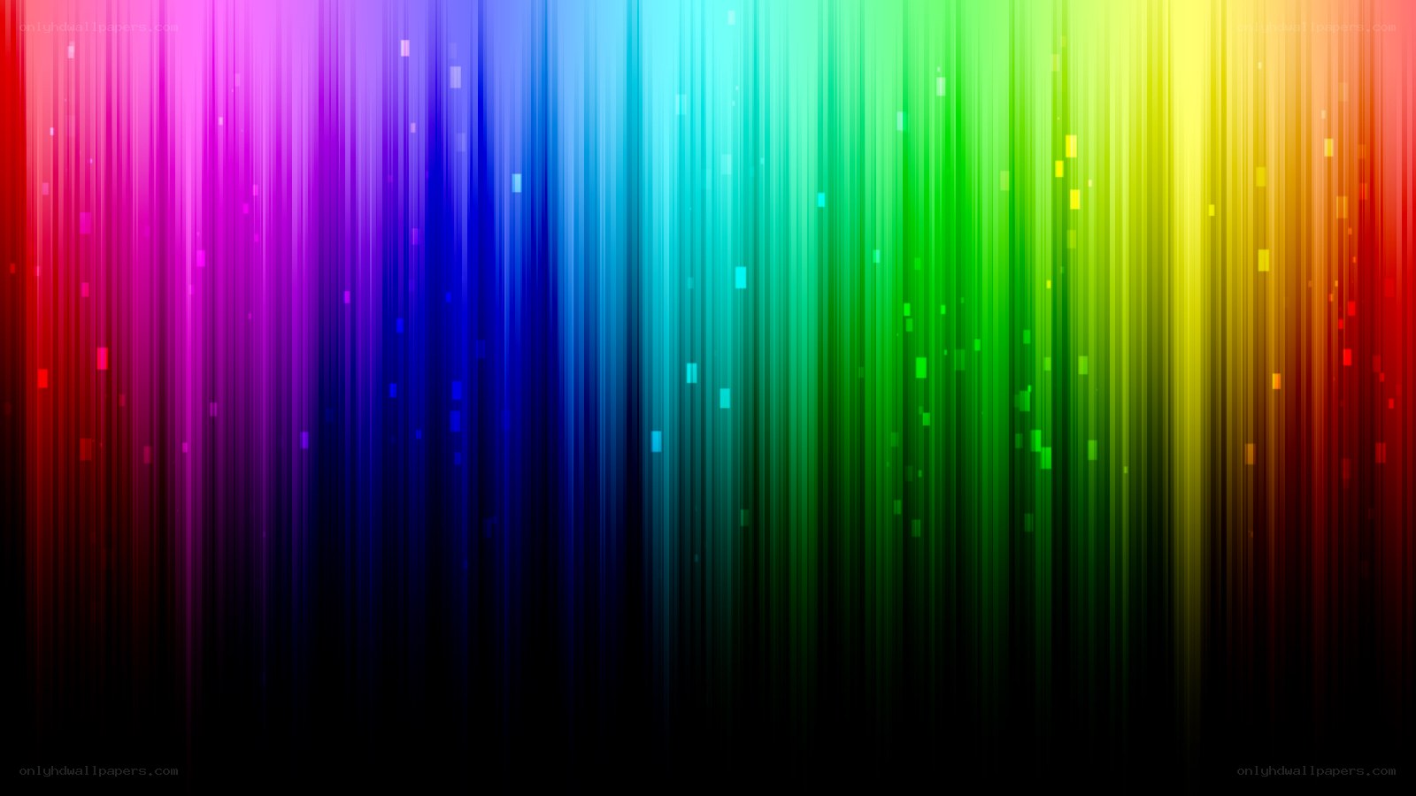 rainbow light streaks