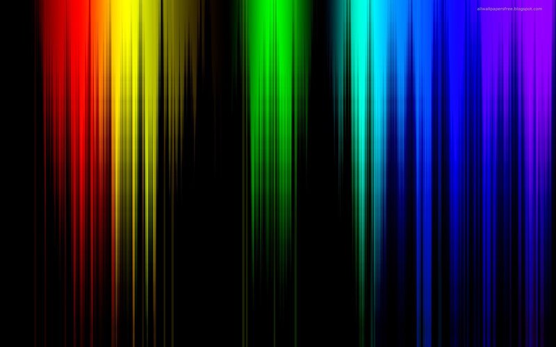 rainbow light streaks