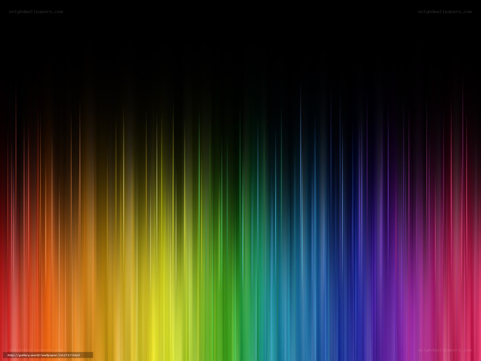 rainbow light streaks