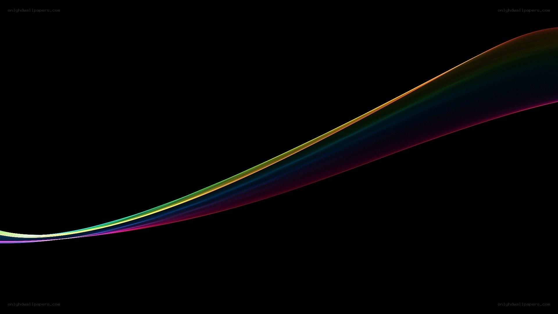 Rainbow light wave