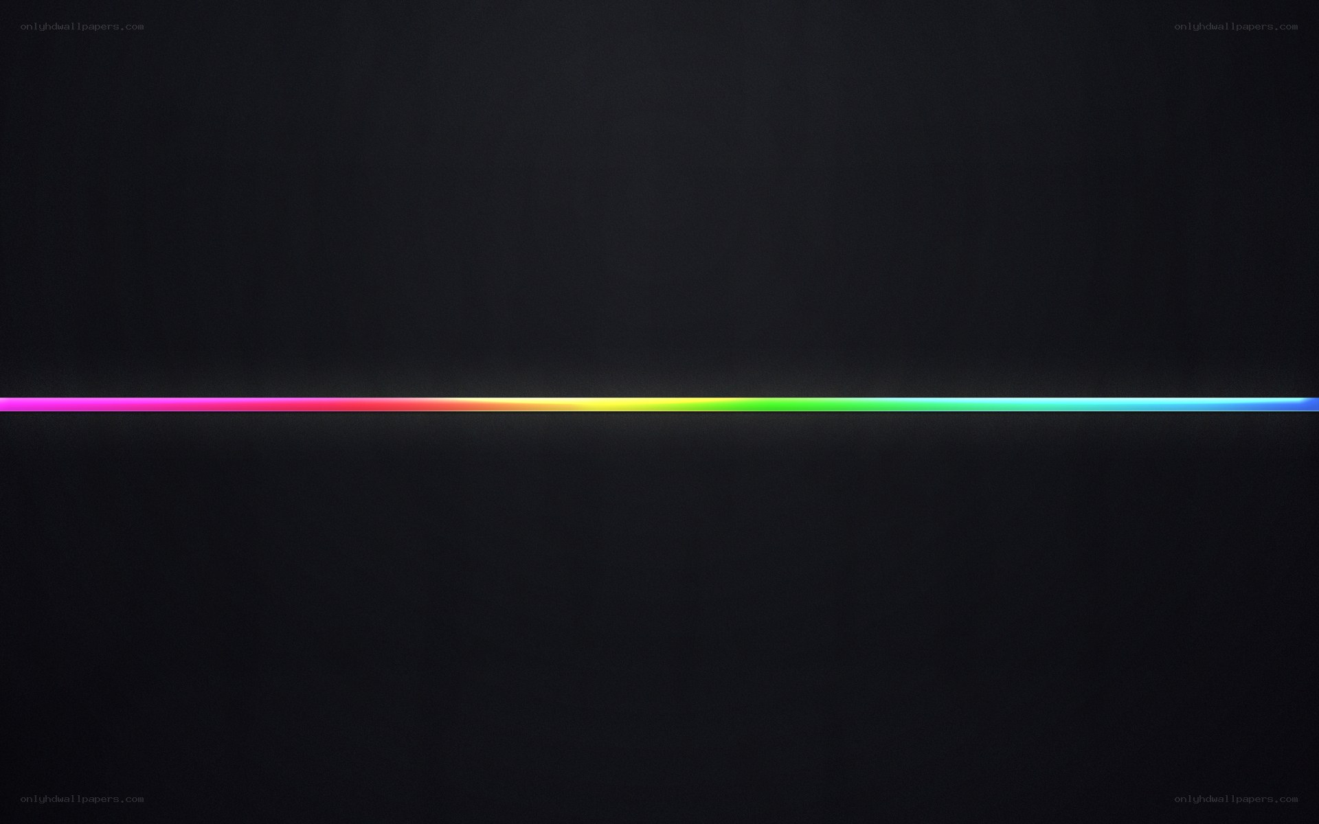 rainbow line on black