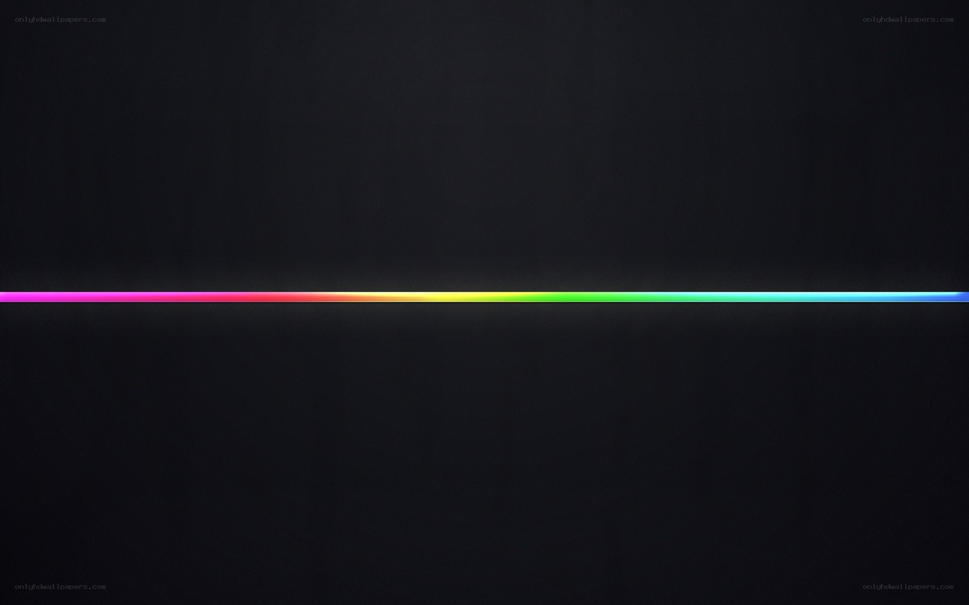 rainbow line on black