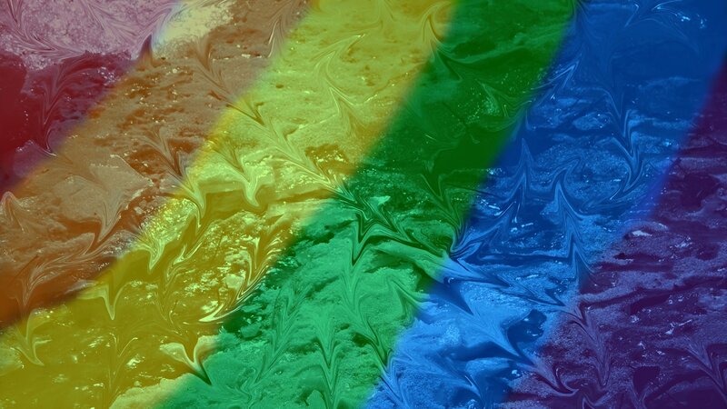rainbow marbled texture