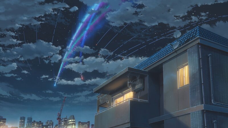 Rainbow Meteor Shower