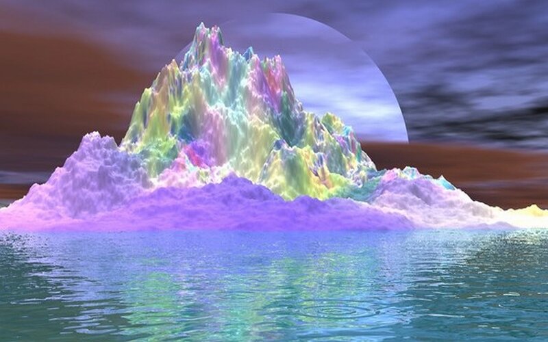 Rainbow Mountain Island