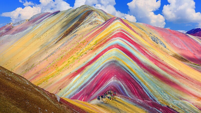Rainbow Mountain — Red