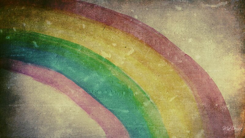 Rainbow on Textured Surface