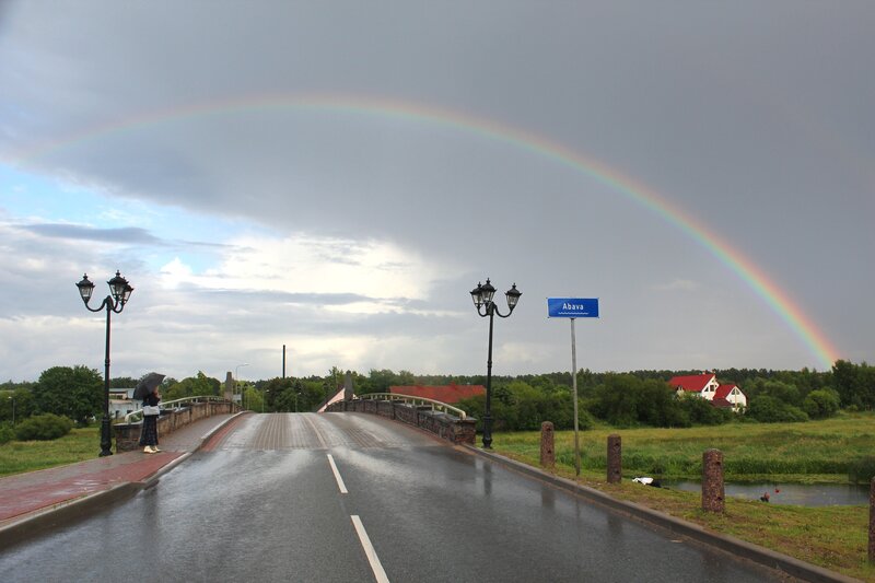 Rainbow over a Bridge
