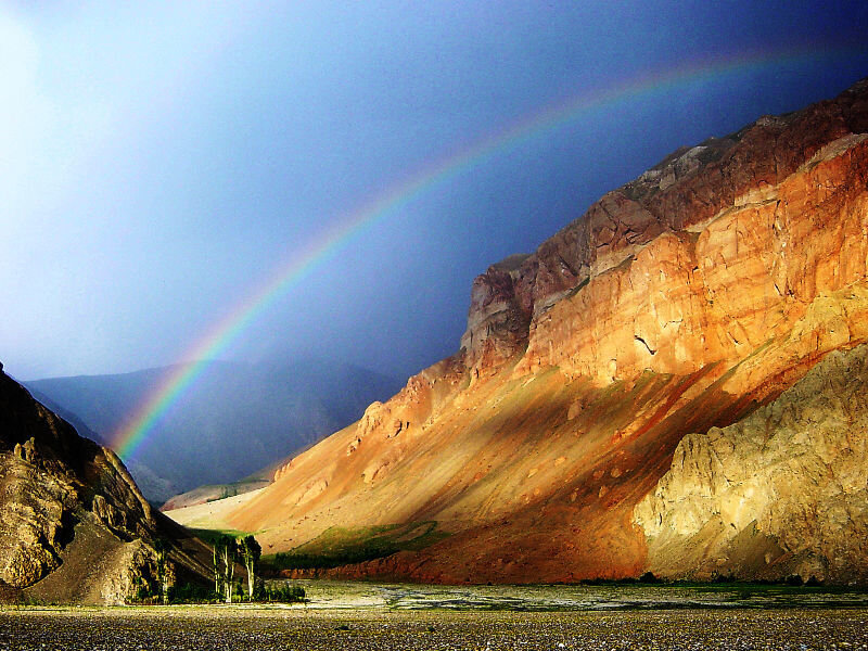 Rainbow over Canyon
