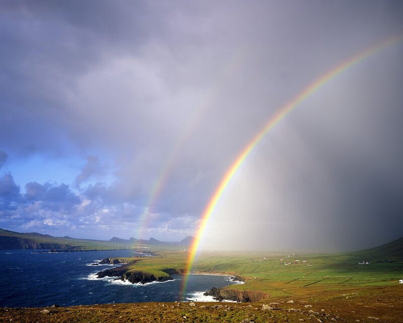 Rainbow over Coastline
