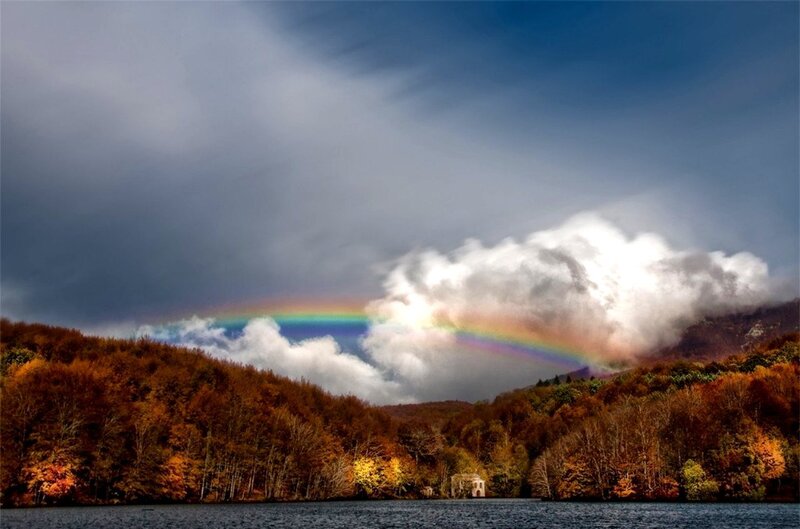 Rainbow over Lake