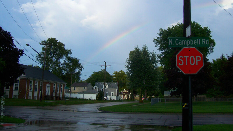 Rainbow over Neighborhood