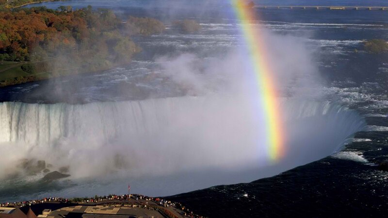 Rainbow over Niagara Falls