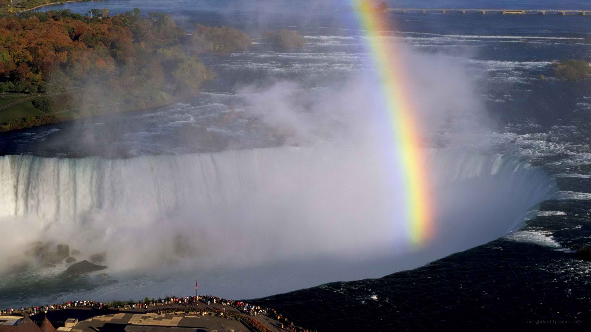 Rainbow over Niagara Falls
